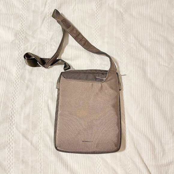 Tucano Made in Italy Finatex Tech / iPad Crossbody Messenger Bag Taupe - 13” - Picture 1 of 13